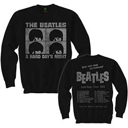 The Beatles Unisex Long Sleeve T-Shirt: Hard Days Night (Back Print)
