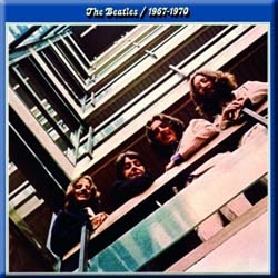 The Beatles Fridge Magnet: Blue Album