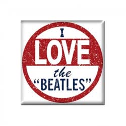 The Beatles Fridge Magnet: I Love