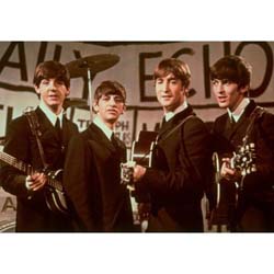 The Beatles Postcard: Daily Echo On Stage Portrait (Standard)
