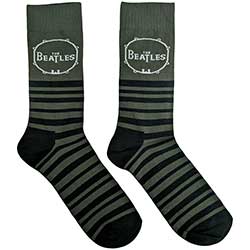 The Beatles Unisex Ankle Socks: Drum & Stripes (UK Size 6 - 11)