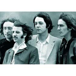 The Beatles Postcard: Windswept Group Shot (Giant)