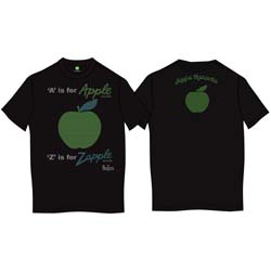 The Beatles Unisex T-Shirt: A is for Apple (Back Print)