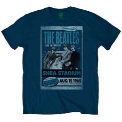 The Beatles Unisex T-Shirt: Shea Stadium 1965 (Medium)