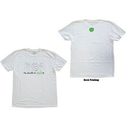 The Beatles Unisex T-Shirt: On Apple (Back Print)