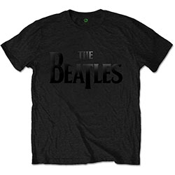 The Beatles Unisex T-Shirt: Drop T Logo (Gloss Print)