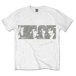 The Beatles Unisex T-Shirt: White Album Faces
