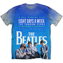 The Beatles Unisex Sublimation T-Shirt: 8 Days a Week Movie Poster (X-Large)