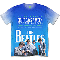 The Beatles Unisex Sublimation T-Shirt: 8 Days a Week Movie Poster