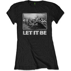 The Beatles Ladies T-Shirt: Let It Be Studio