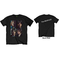 The Beatles Unisex T-Shirt: White Album Faces (Back Print)