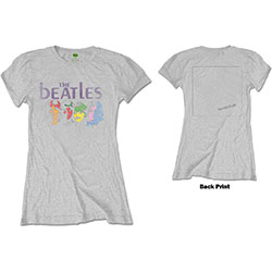 The Beatles Ladies T-Shirt: White Album Back (Back Print)