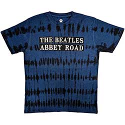 The Beatles Unisex T-Shirt: Abbey Road Sign (Dip-Dye)