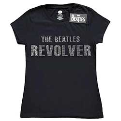 The Beatles Ladies T-Shirt: Revolver (Diamante)