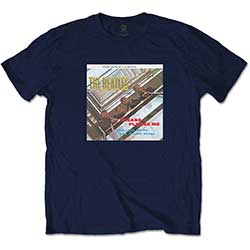The Beatles Unisex T-Shirt: Please Please Me Gold (Foiled) 