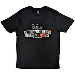 The Beatles Unisex Hi-Build T-Shirt: Albums on Apple