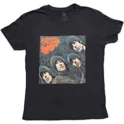 The Beatles Ladies T-Shirt: Rubber Soul Album Cover