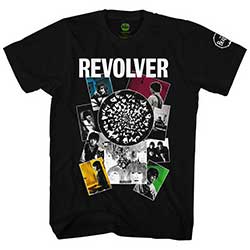 The Beatles Unisex T-Shirt: Revolver Montage