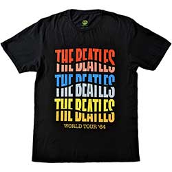 The Beatles Unisex T-Shirt: Colour Wave