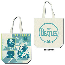 The Beatles Cotton Tote Bag: Let it be (Back Print)