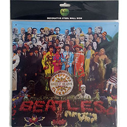 The Beatles Steel Wall Sign: Sgt Pepper