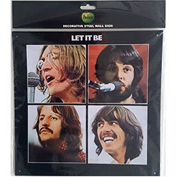 The Beatles Steel Wall Sign: Let it Be