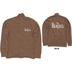 The Beatles Unisex Track Top: Drop T Logo (Back Print)