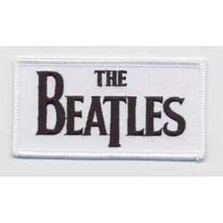 The Beatles Standard Woven Patch: Drop T Logo