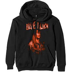 Billie Eilish Unisex Pullover Hoodie: Spooky Logo