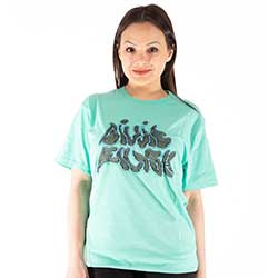 Billie Eilish Unisex T-Shirt: Neon Logo Billie (Back Print)