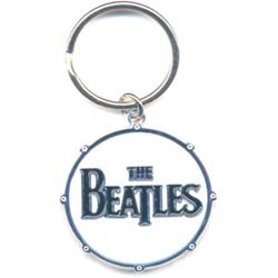 The Beatles Keychain: Drum Logo (Enamel In-fill)