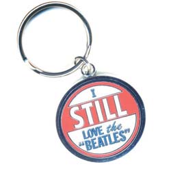 The Beatles Keychain: I Still Love The Beatles (Enamel In-fill)