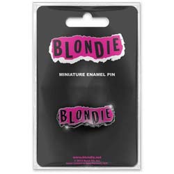 Blondie Mini Pin Badge: Punk Logo