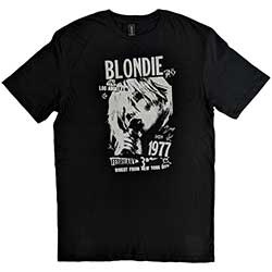 Blondie Unisex T-Shirt: 1977 Vintage