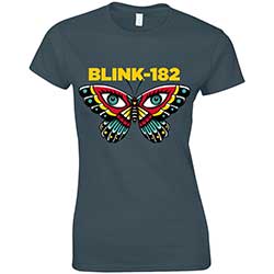 Blink-182 Ladies T-Shirt: Butterfly
