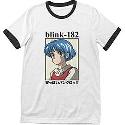 Blink-182 Unisex T-Shirt: Anime (Ringer)