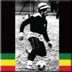 Bob Marley Fridge Magnet: Soccer