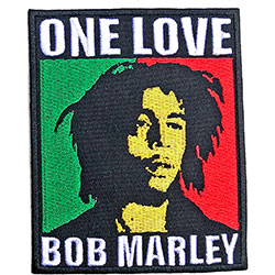 Bob Marley Standard Woven Patch: One Love
