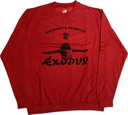 Bob Marley Unisex Sweatshirt: Exodus Arms Outstretched (Hi-Build)