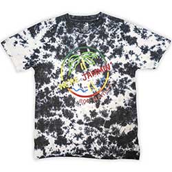 Bob Marley Unisex T-Shirt: Neon Sign (Dip-Dye)