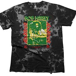 Bob Marley Unisex T-Shirt: Exodus Tie-Dye (Dye-Wash)