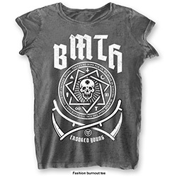 Bring Me The Horizon Ladies Burn Out T-Shirt: Crooked Young