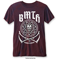 Bring Me The Horizon Unisex Burn Out T-Shirt: Crooked Young