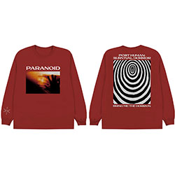 Bring Me The Horizon Unisex Long Sleeve T-Shirt: Paranoid (Back Print)