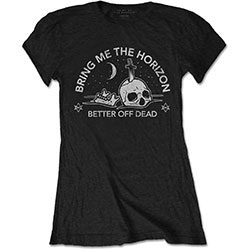 Bring Me The Horizon Ladies T-Shirt: Happy Song