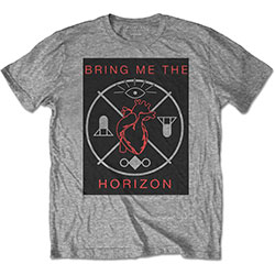 Bring Me The Horizon Unisex T-Shirt: Heart & Symbols