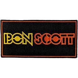 Bon Scott Standard Patch: Logo