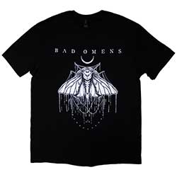 Bad Omens Unisex T-Shirt: Moth (Back Print)