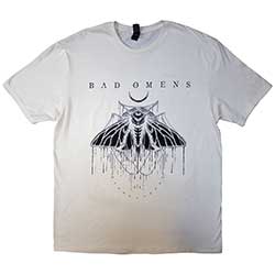 Bad Omens Unisex T-Shirt: Moth (Back Print)