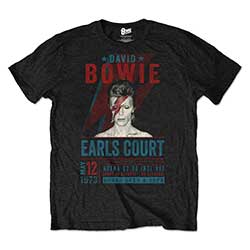 David Bowie Unisex T-Shirt: Earls Court '73 (Eco-Friendly)